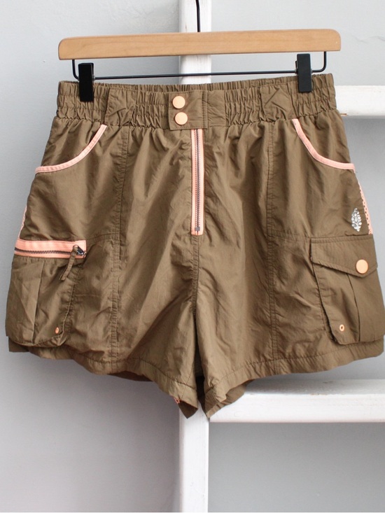 FP Movement by Free People Pants - FP Movement Free People Morning Meadow Cargo Green Utility Shorts Size Small
